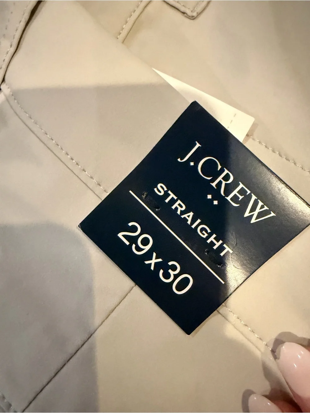 J. Crew Straight Tech Chino Pants - Light Beige